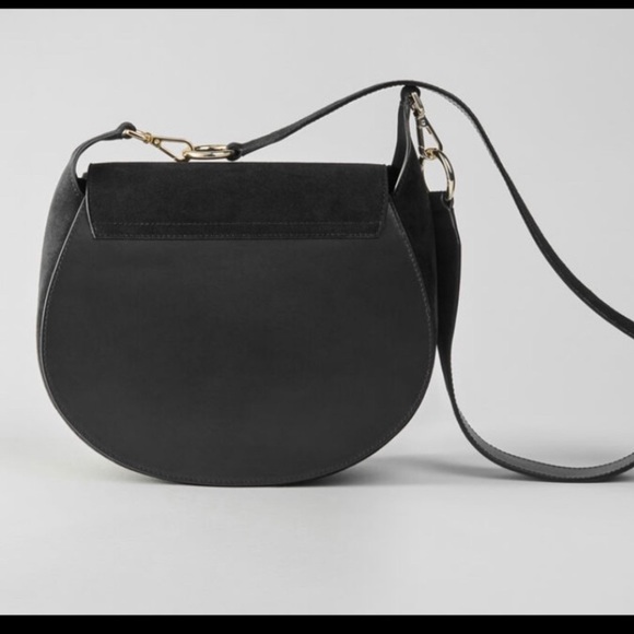 Maje leather and suade gypsy fringe bag - Picture 3 of 7